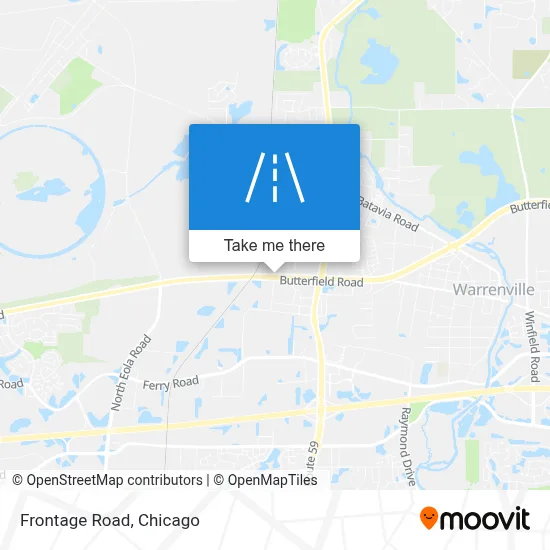 Frontage Road map
