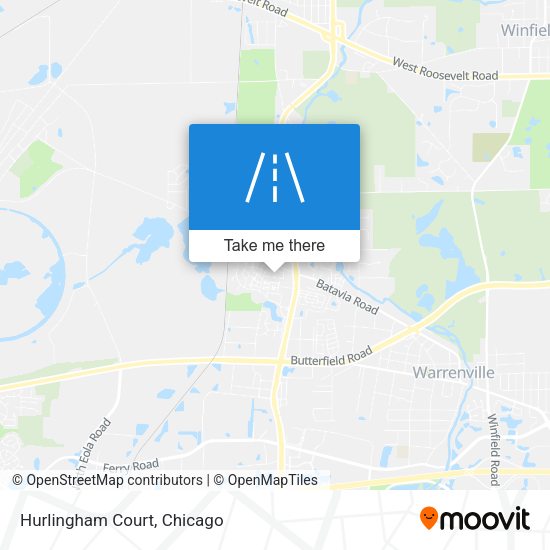 Mapa de Hurlingham Court