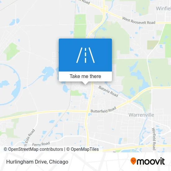 Hurlingham Drive map