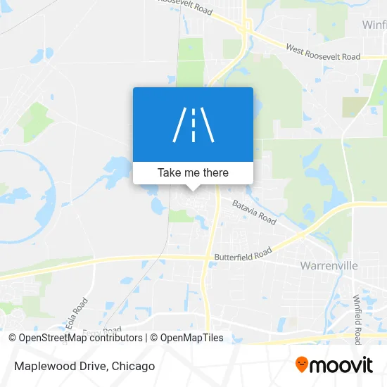 Maplewood Drive map