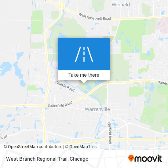 West Branch Regional Trail map
