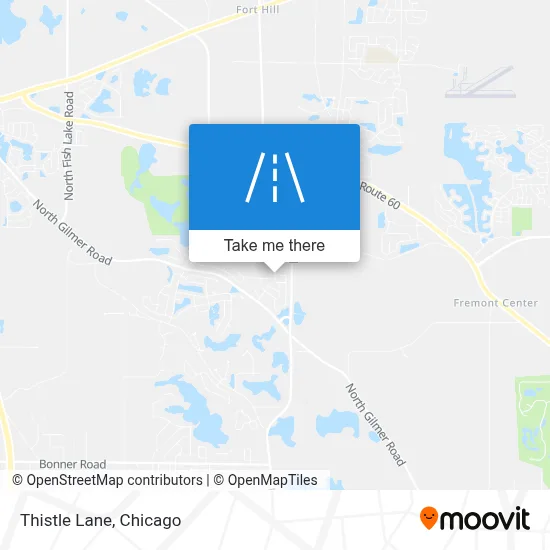 Thistle Lane map