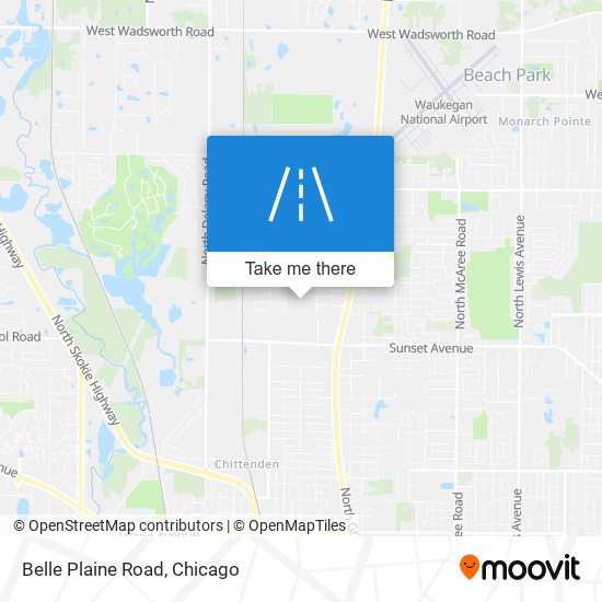 Belle Plaine Road map