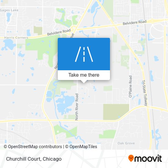 Mapa de Churchill Court