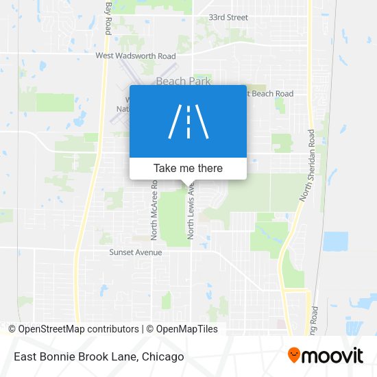 Mapa de East Bonnie Brook Lane