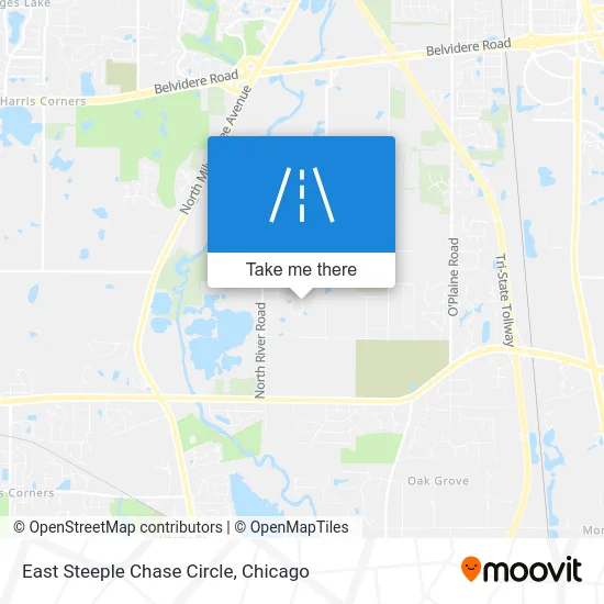 East Steeple Chase Circle map