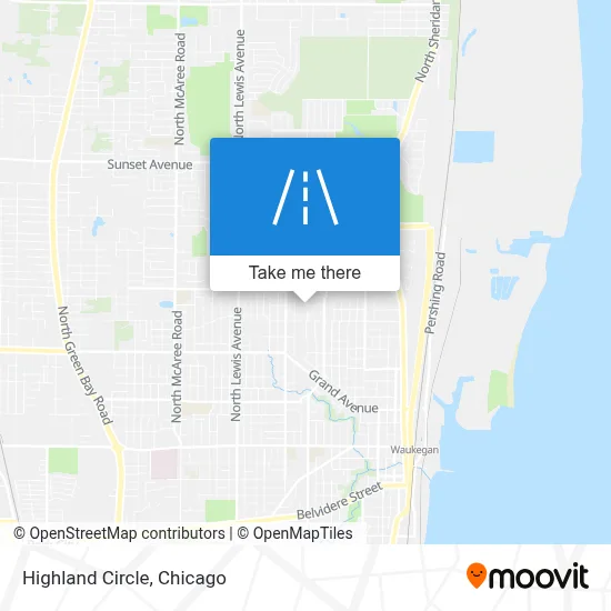 Highland Circle map
