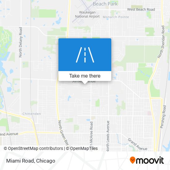 Mapa de Miami Road