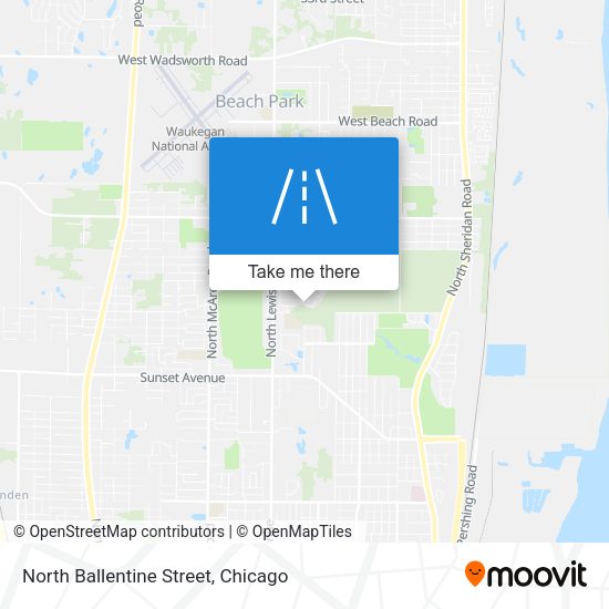 Mapa de North Ballentine Street