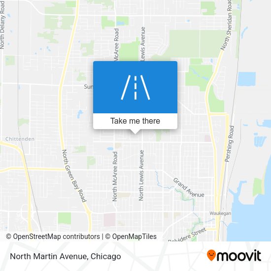 Mapa de North Martin Avenue