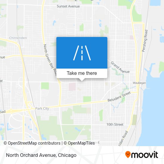 Mapa de North Orchard Avenue