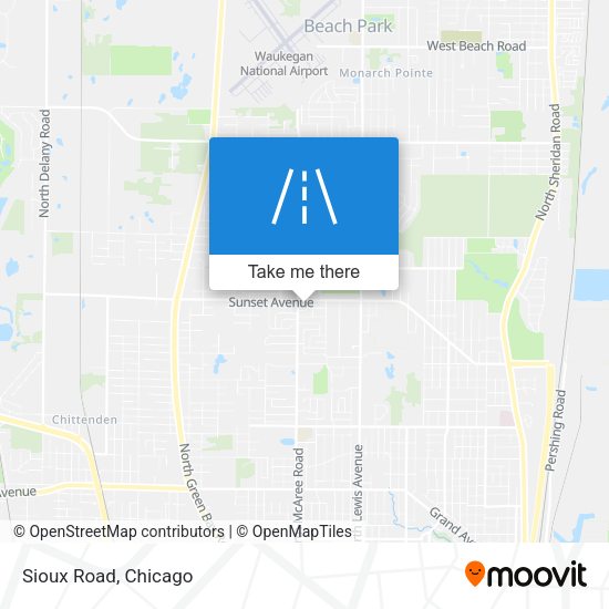 Mapa de Sioux Road