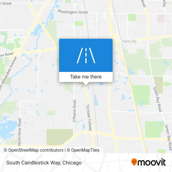 South Candlestick Way map