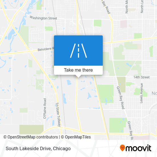 South Lakeside Drive map