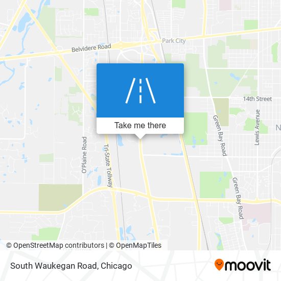 Mapa de South Waukegan Road