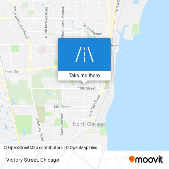 Victory Street map