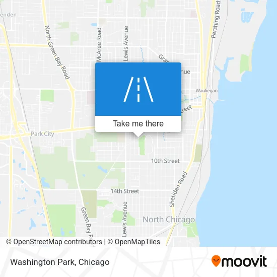 Mapa de Washington Park