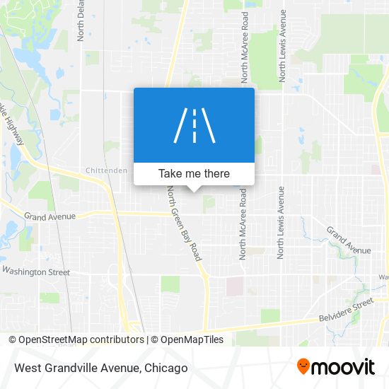 Mapa de West Grandville Avenue