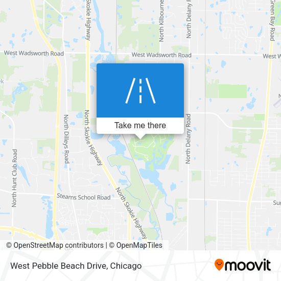 West Pebble Beach Drive map
