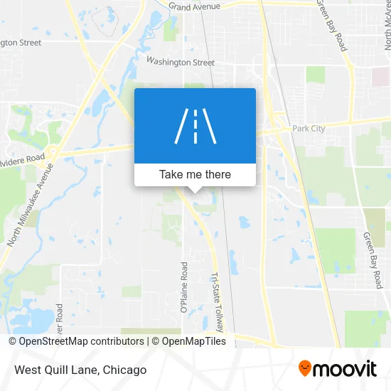 West Quill Lane map