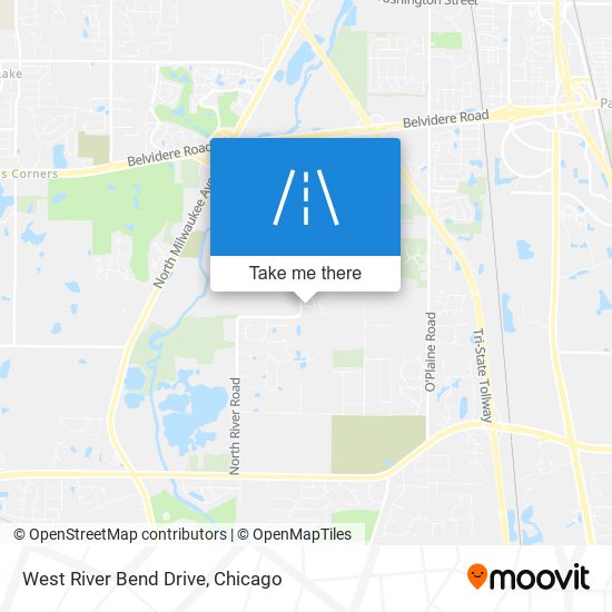 West River Bend Drive map