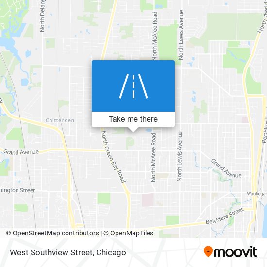 West Southview Street map