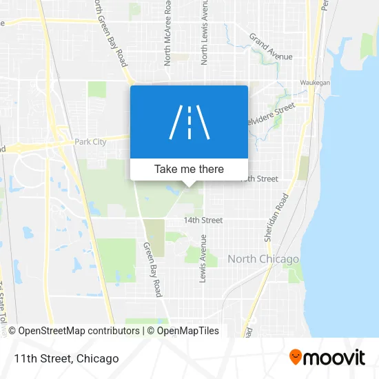 11th Street map