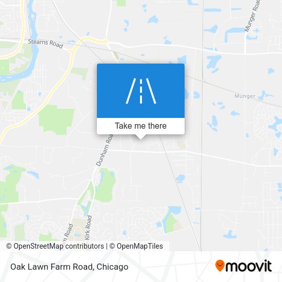 Mapa de Oak Lawn Farm Road
