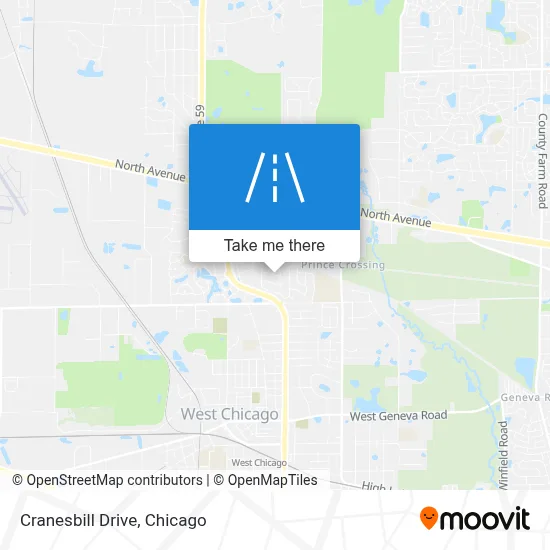 Cranesbill Drive map