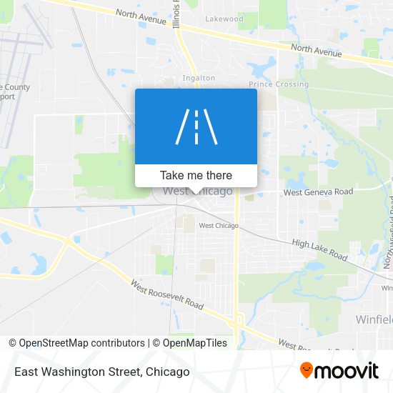 Mapa de East Washington Street