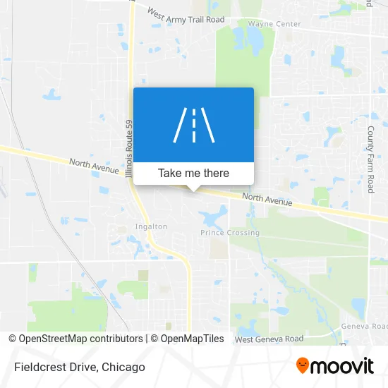 Fieldcrest Drive map