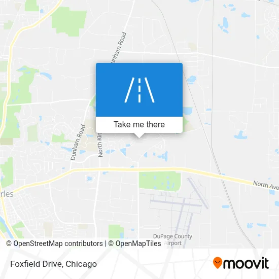Foxfield Drive map
