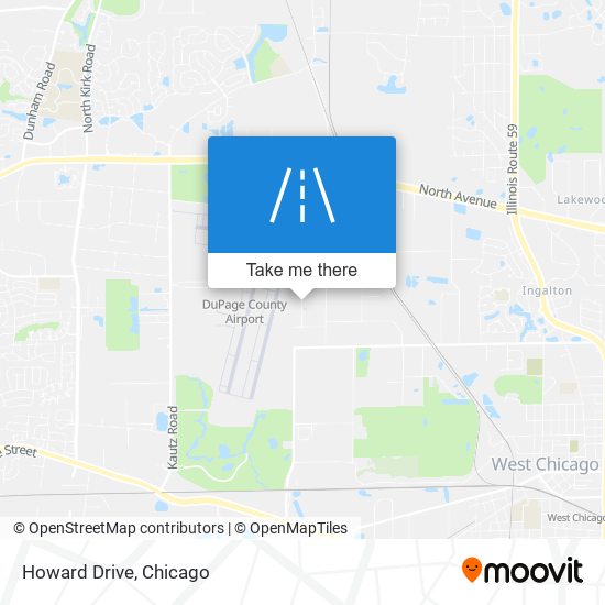 Howard Drive map