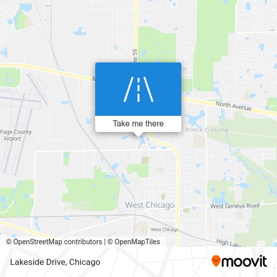 Mapa de Lakeside Drive