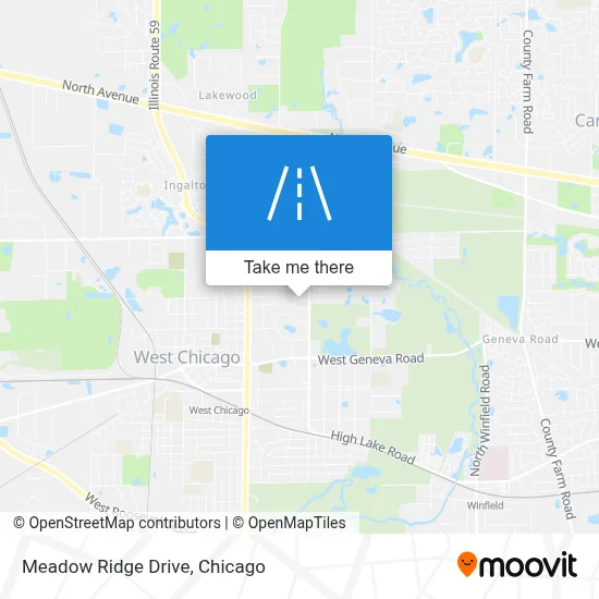 Meadow Ridge Drive map