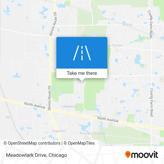 Meadowlark Drive map