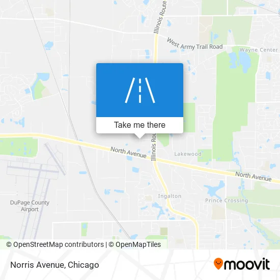Mapa de Norris Avenue