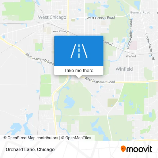 Orchard Lane map