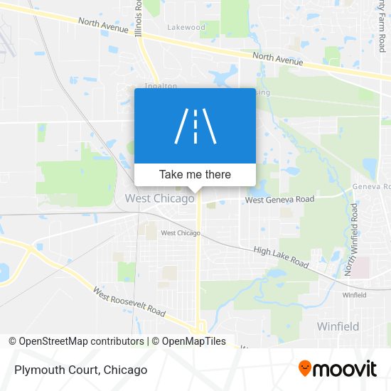 Mapa de Plymouth Court