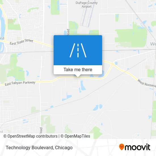 Technology Boulevard map
