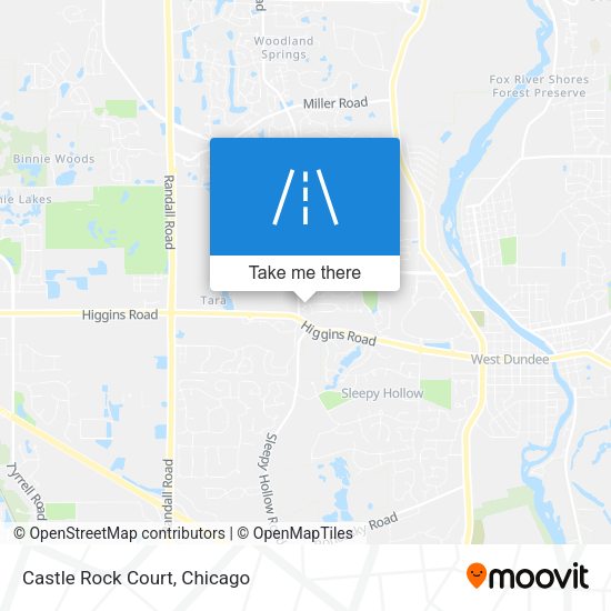 Mapa de Castle Rock Court
