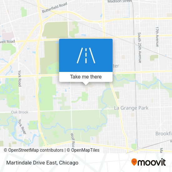 Martindale Drive East map