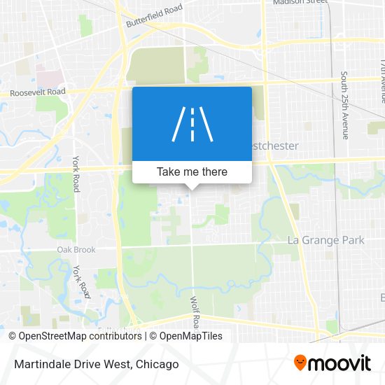 Martindale Drive West map