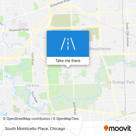 Mapa de South Monticello Place