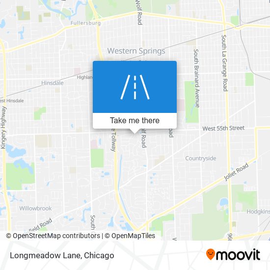 Mapa de Longmeadow Lane