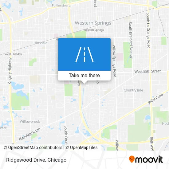 Ridgewood Drive map