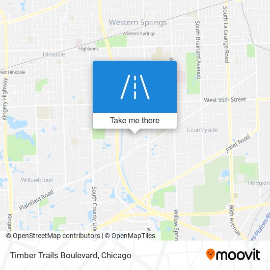 Timber Trails Boulevard map