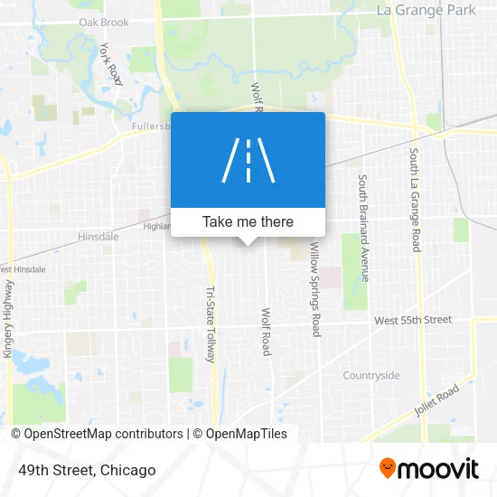 49th Street map