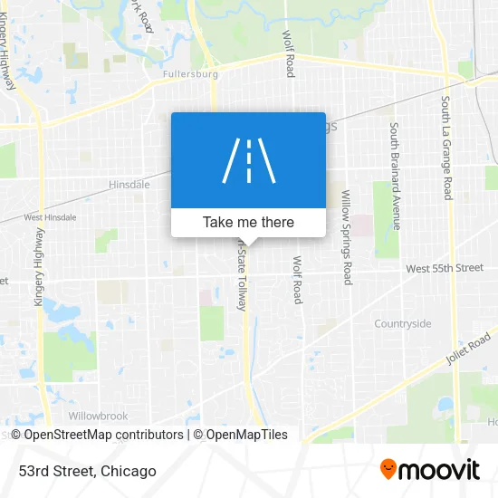 53rd Street map