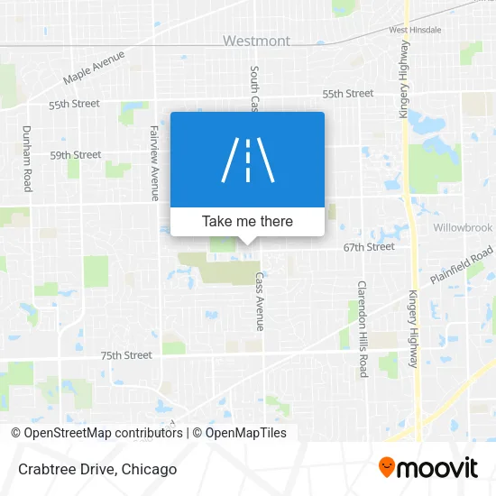 Crabtree Drive map